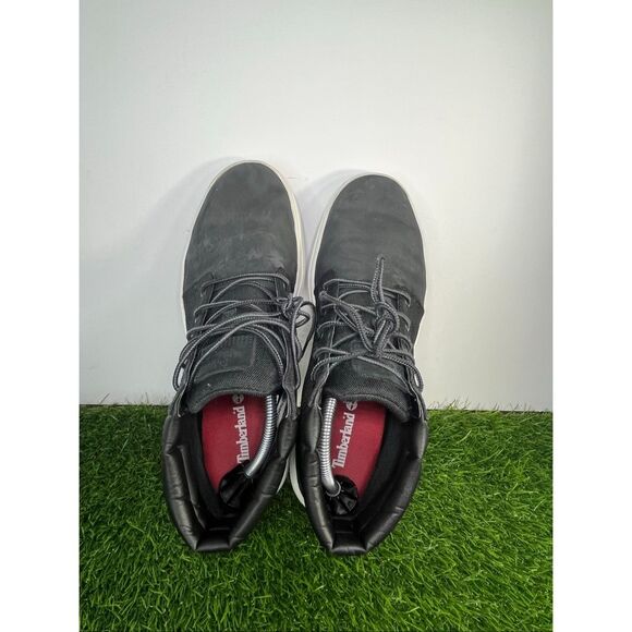 Timberland Men’s Davis Square Chukka Boots Black Nubuck Canvas Sneakers Size 10 main image 5